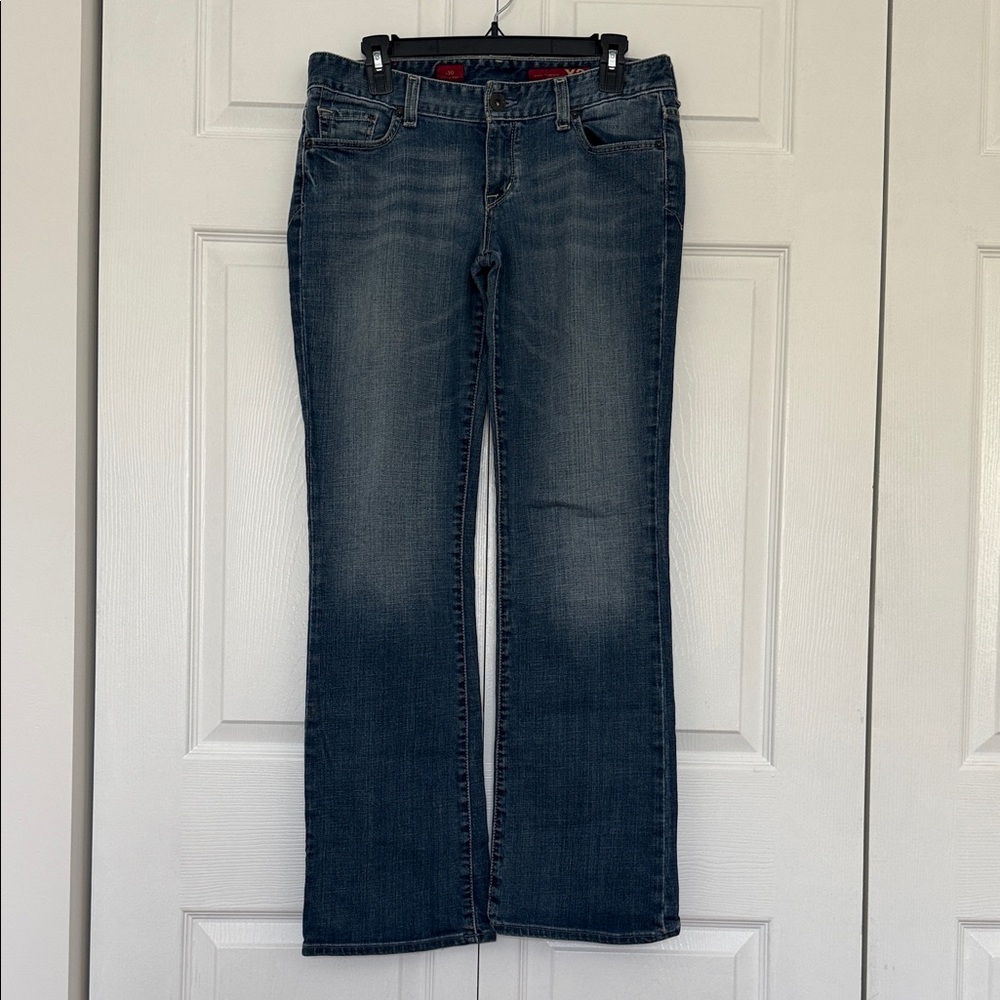 Classic Low-Rise Bootcut Women Jeans - Blue